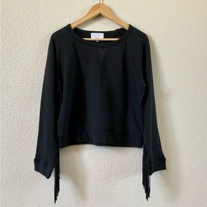Kendall + Kylie Fringe Sweatshirt, Sz M